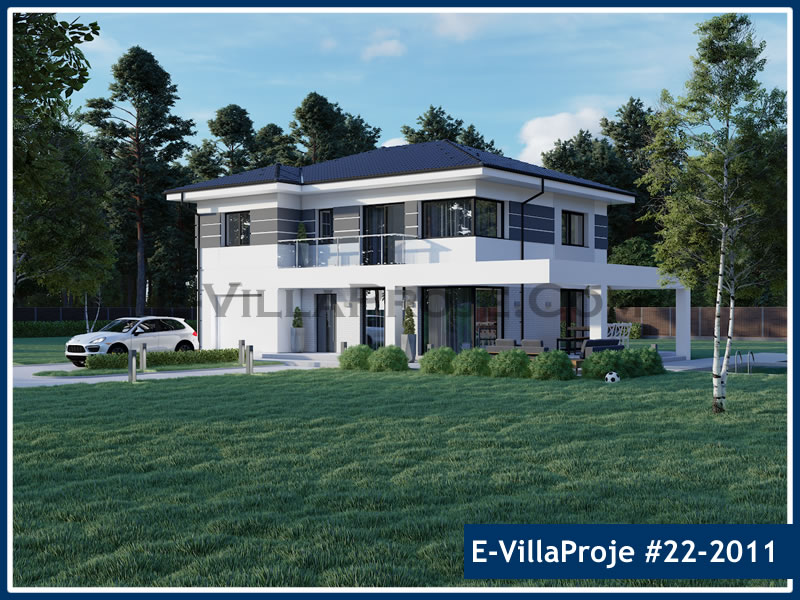 CPV-22-2011 • 206 m² 5+1 Dubleks Çelik Prefabrik Villa