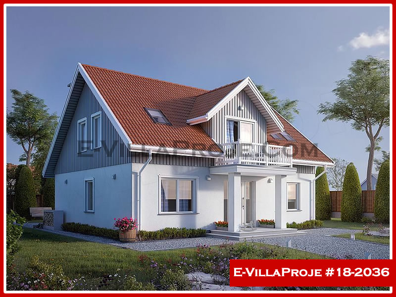 CPV-18-2036 • 206 m² 5+1 Dubleks Çelik Prefabrik Villa