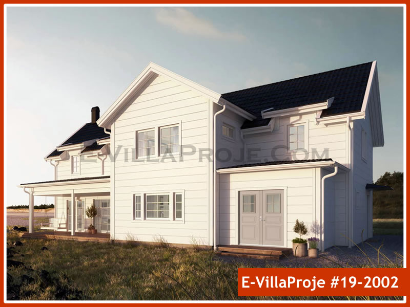 CPV-19-2002 • 207 m² 5+1 Dubleks Çelik Prefabrik Villa