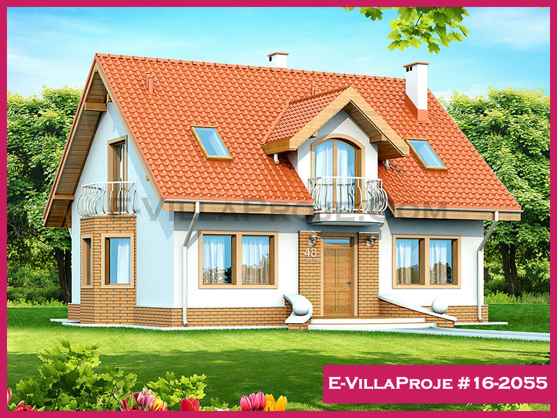 CPV-16-2055 • 208 m² 5+1 Dubleks Çelik Prefabrik Villa