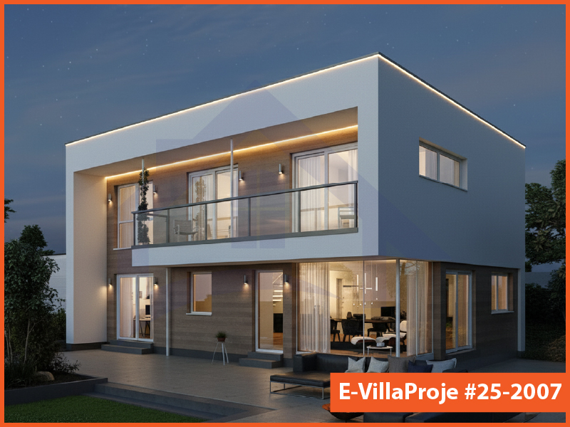 CPV-25-2007 • 210 m² 5+1 Dubleks Çelik Prefabrik Villa