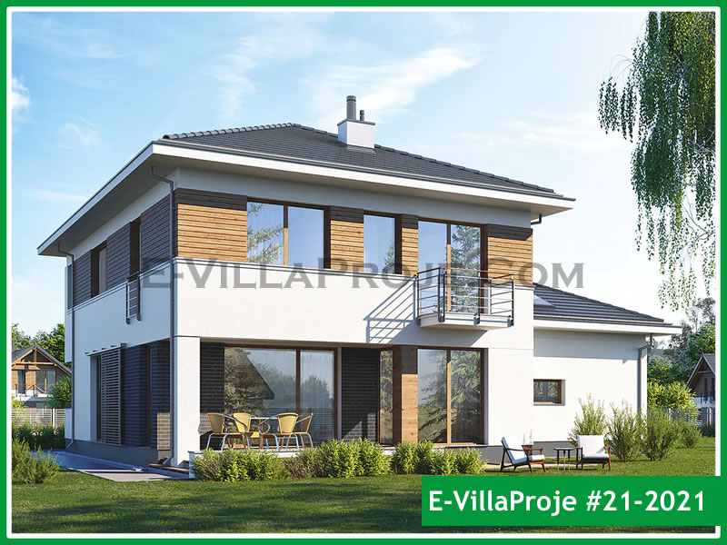CPV-21-2021 • 211 m² 5+1 Dubleks Çelik Prefabrik Villa