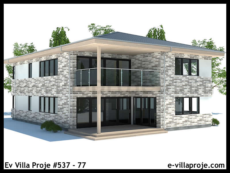 CPV-537-77 • 212 m² 5+1 Dubleks Çelik Prefabrik Villa