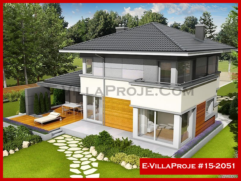 CPV-15-2051 • 215 m² 5+1 Dubleks Çelik Prefabrik Villa