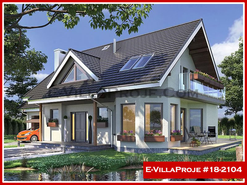 CPV-18-2104 • 216 m² 5+1 Dubleks Çelik Prefabrik Villa