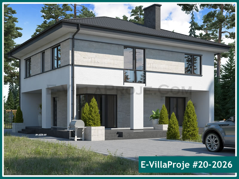 CPV-20-2026 • 217 m² 5+1 Dubleks Çelik Prefabrik Villa