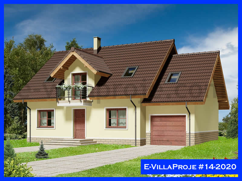 CPV-14-2020 • 217 m² 5+1 Dubleks Çelik Prefabrik Villa