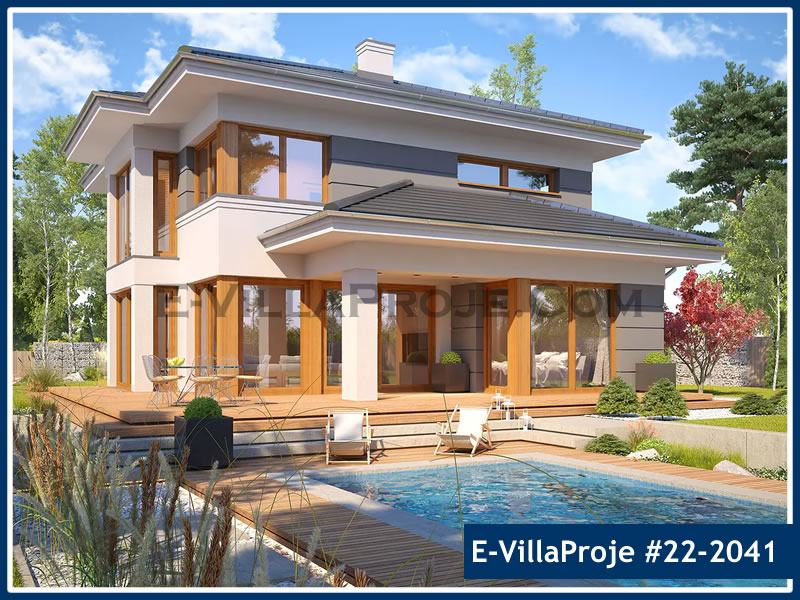 CPV-22-2041 • 218 m² 5+1 Dubleks Çelik Prefabrik Villa