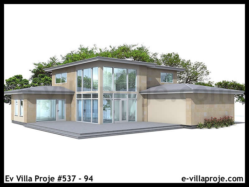 CPV-537-94 • 218 m² 5+1 Dubleks Çelik Prefabrik Villa