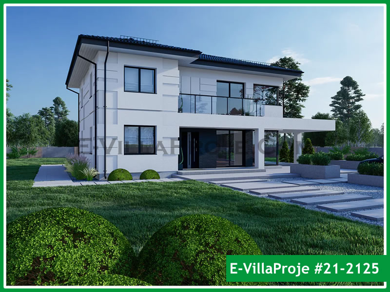 CPV-21-2125 • 221 m² 5+1 Dubleks Çelik Prefabrik Villa