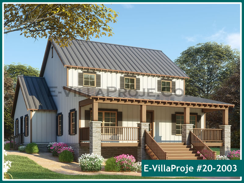 CPV-20-2003 • 224 m² 5+1 Dubleks Çelik Prefabrik Villa