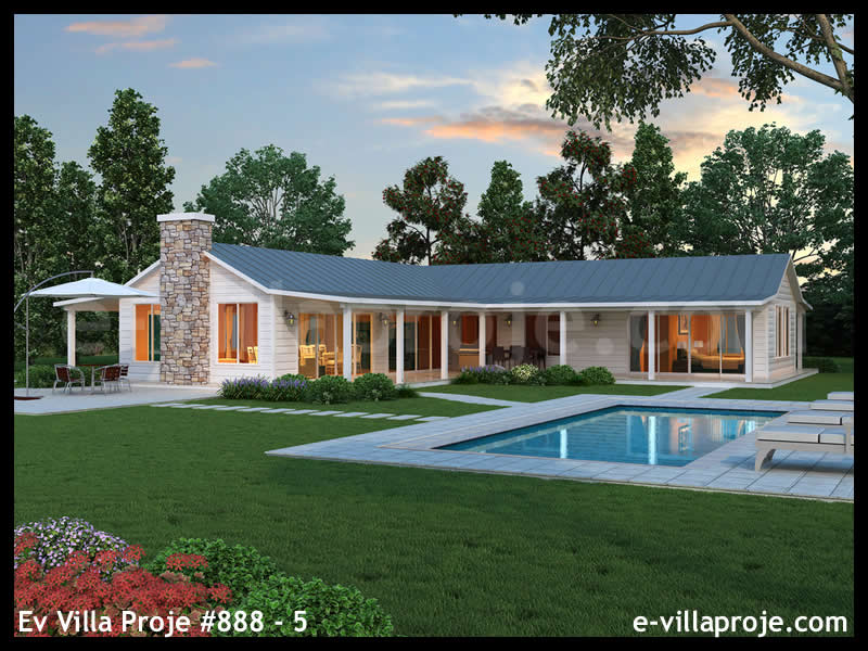 CPV-888-5 • 226 m² 5+1 Tek Katlı Çelik Prefabrik Villa