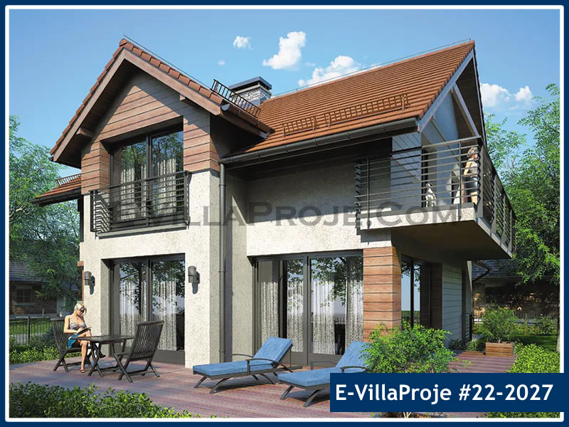 CPV-22-2027 • 228 m² 5+1 Dubleks Çelik Prefabrik Villa