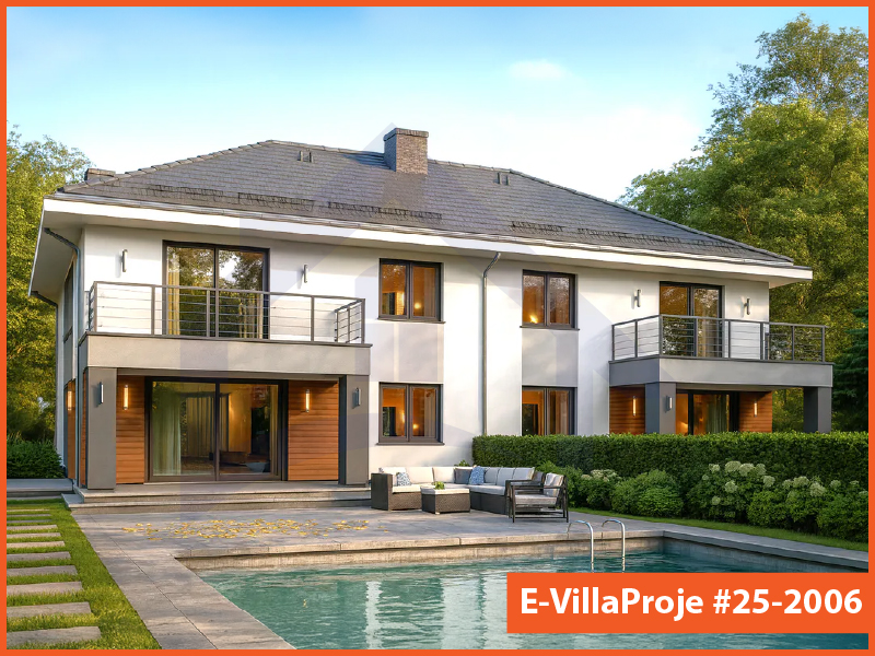 CPV-25-2006 • 229 m² 5+1 Dubleks Çelik Prefabrik Villa