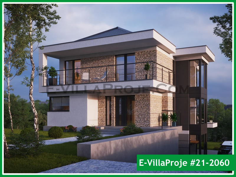 CPV-21-2060 • 229 m² 5+1 Dubleks Çelik Prefabrik Villa
