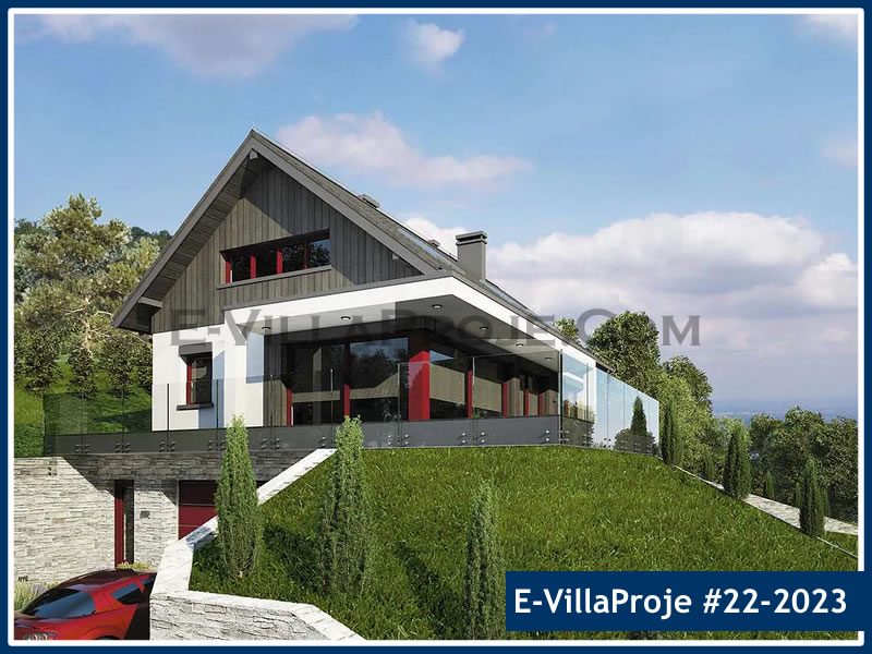 CPV-22-2023 • 230 m² 5+1 Dubleks Çelik Prefabrik Villa