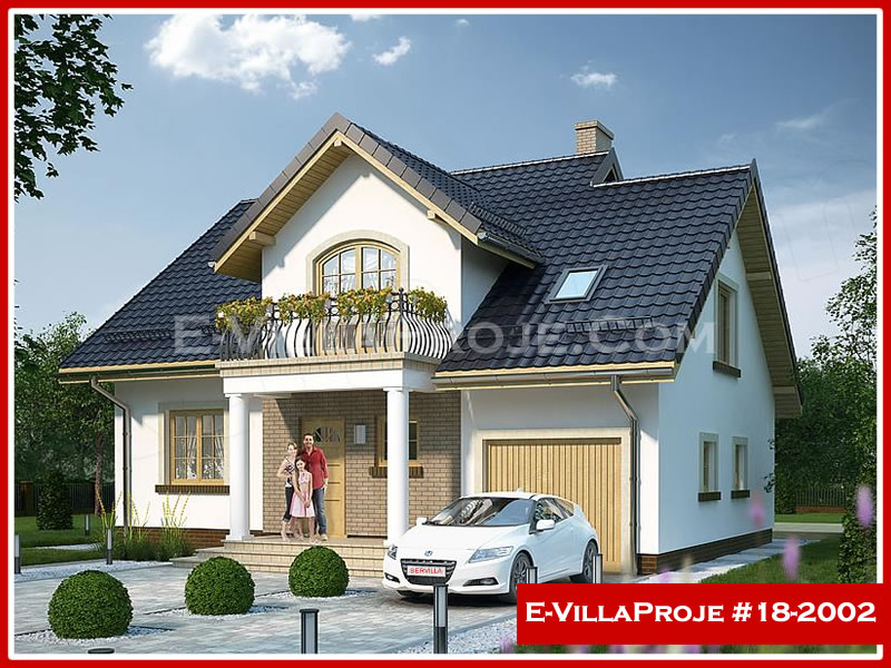 CPV-18-2002 • 231 m² 5+1 Dubleks Çelik Prefabrik Villa