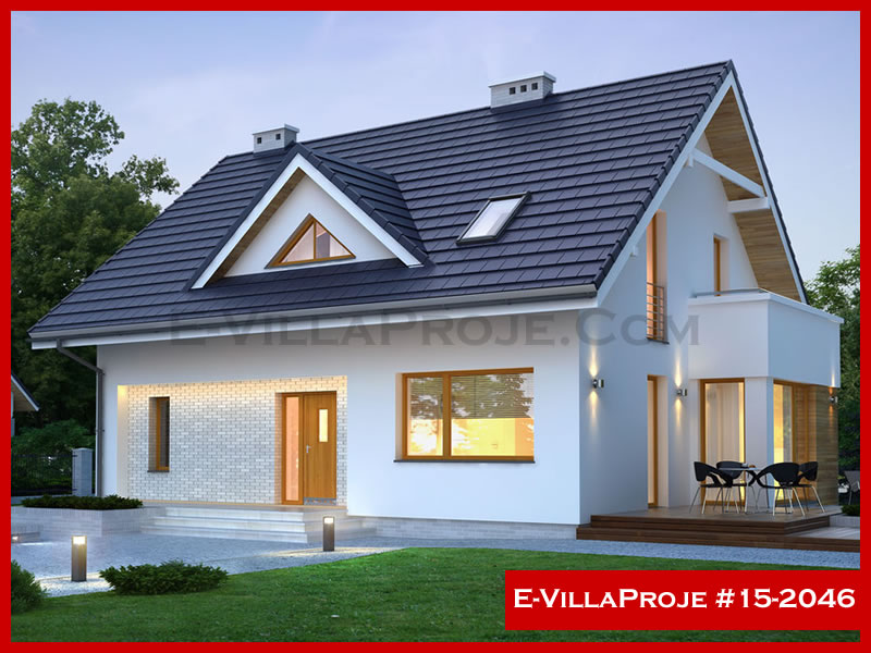 CPV-15-2046 • 232 m² 5+1 Dubleks Çelik Prefabrik Villa