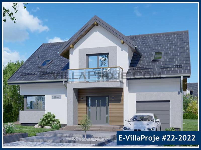 CPV-22-2022 • 234 m² 5+1 Dubleks Çelik Prefabrik Villa