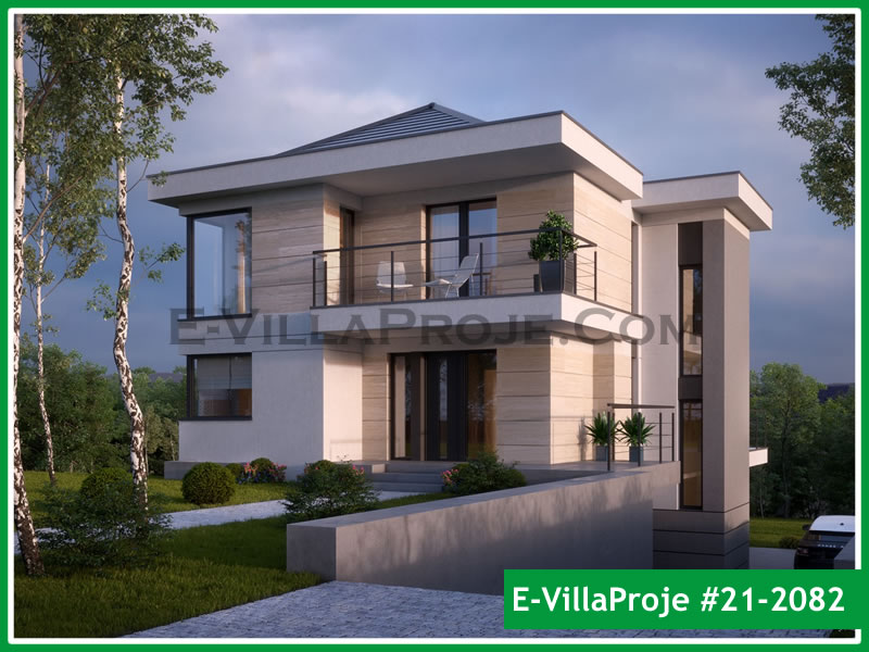 CPV-21-2082 • 234 m² 5+1 Dubleks Çelik Prefabrik Villa