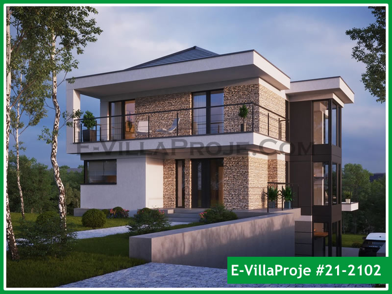 CPV-21-2102 • 234 m² 5+1 Tripleks Çelik Prefabrik Villa