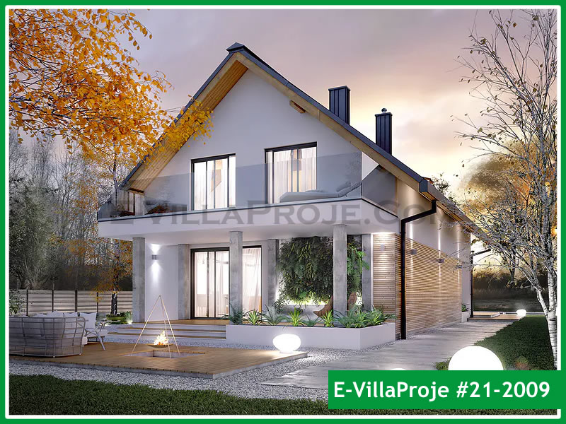 CPV-21-2009 • 237 m² 5+1 Dubleks Çelik Prefabrik Villa