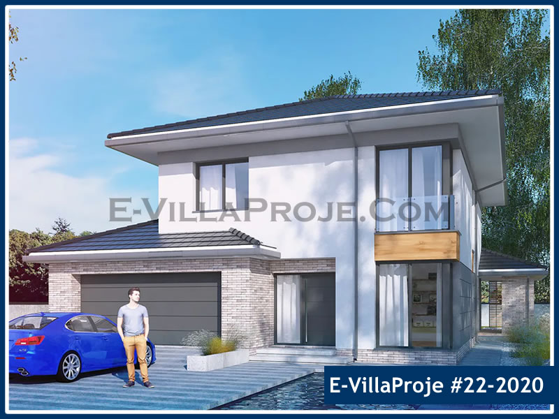 CPV-22-2020 • 238 m² 5+1 Dubleks Çelik Prefabrik Villa