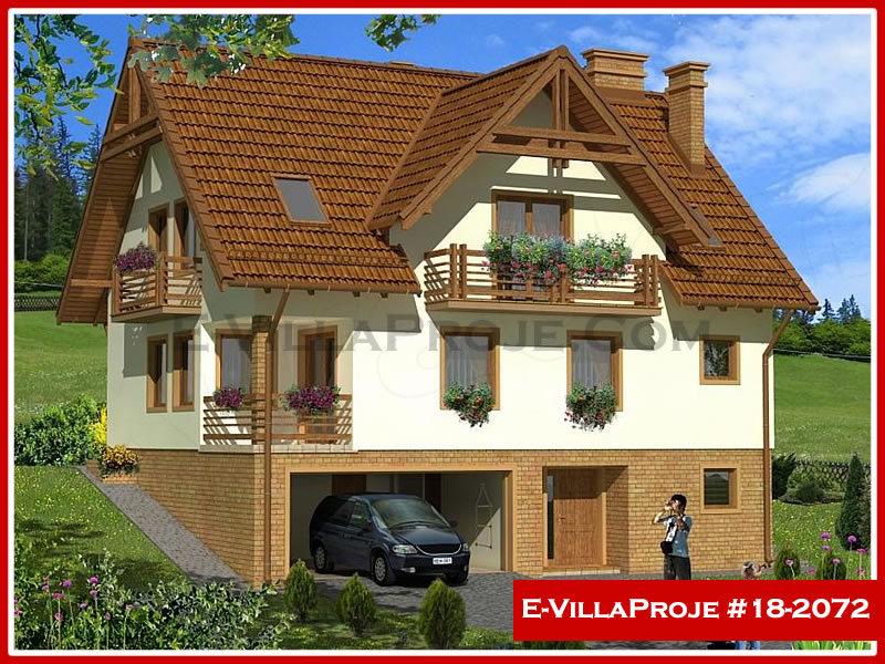 CPV-18-2072 • 239 m² 5+1 Dubleks Çelik Prefabrik Villa