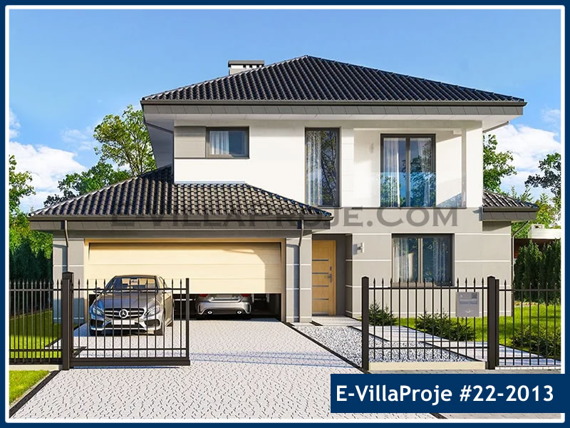 CPV-22-2013 • 241 m² 5+1 Dubleks Çelik Prefabrik Villa