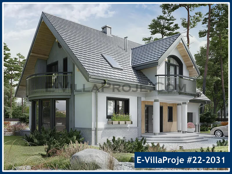 CPV-22-2031 • 243 m² 5+1 Dubleks Çelik Prefabrik Villa