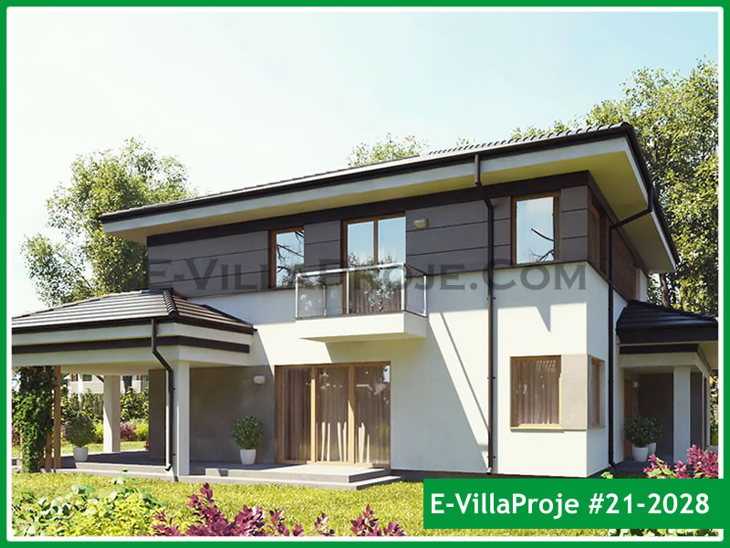 CPV-21-2028 • 247 m² 5+1 Dubleks Çelik Prefabrik Villa
