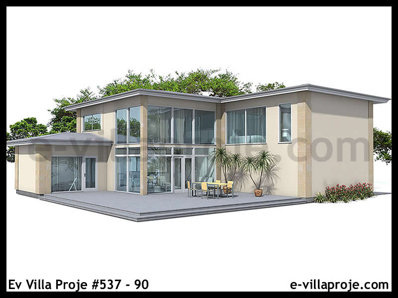 CPV-537-90 • 250 m² 5+1 Dubleks Çelik Prefabrik Villa