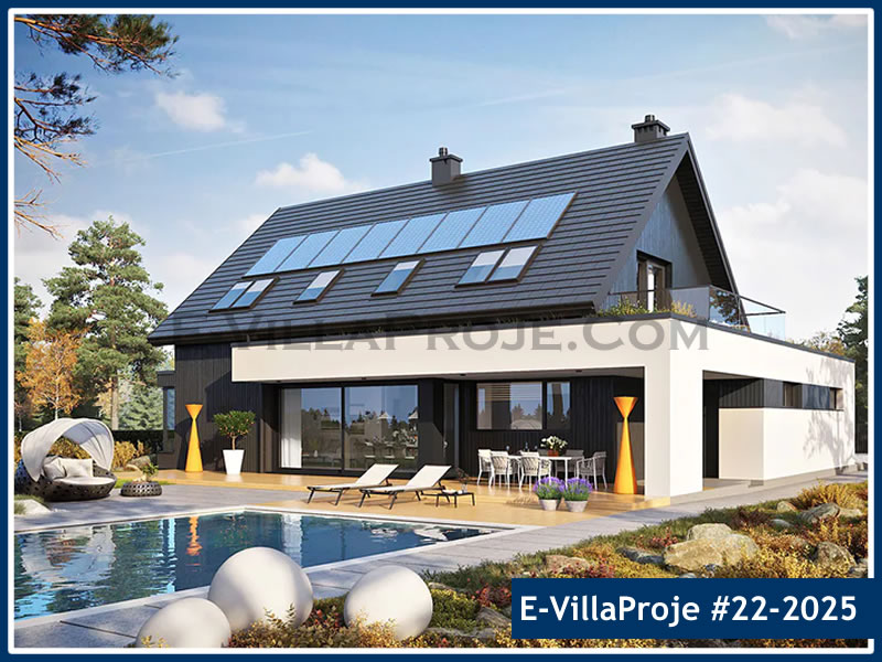 CPV-22-2025 • 251 m² 5+1 Dubleks Çelik Prefabrik Villa