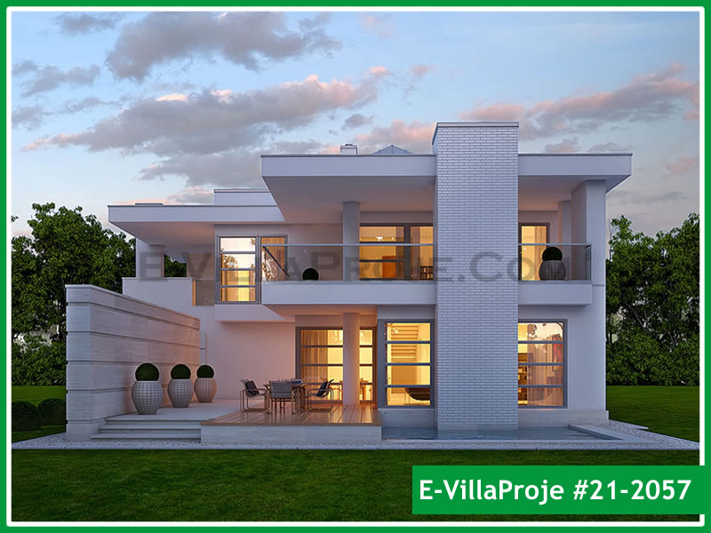 CPV-21-2057 • 252 m² 5+1 Dubleks Çelik Prefabrik Villa