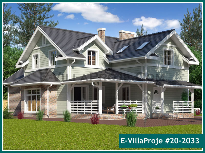 CPV-20-2033 • 255 m² 5+1 Dubleks Çelik Prefabrik Villa
