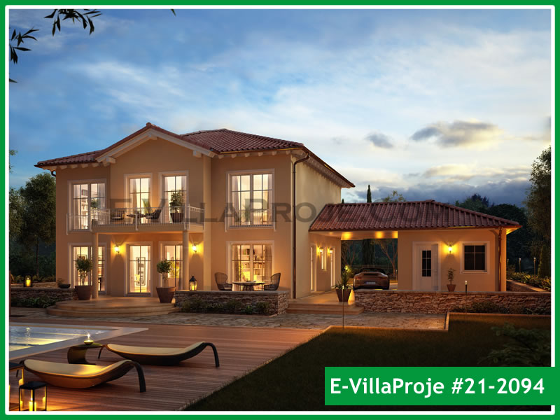 CPV-21-2094 • 255 m² 5+1 Dubleks Çelik Prefabrik Villa