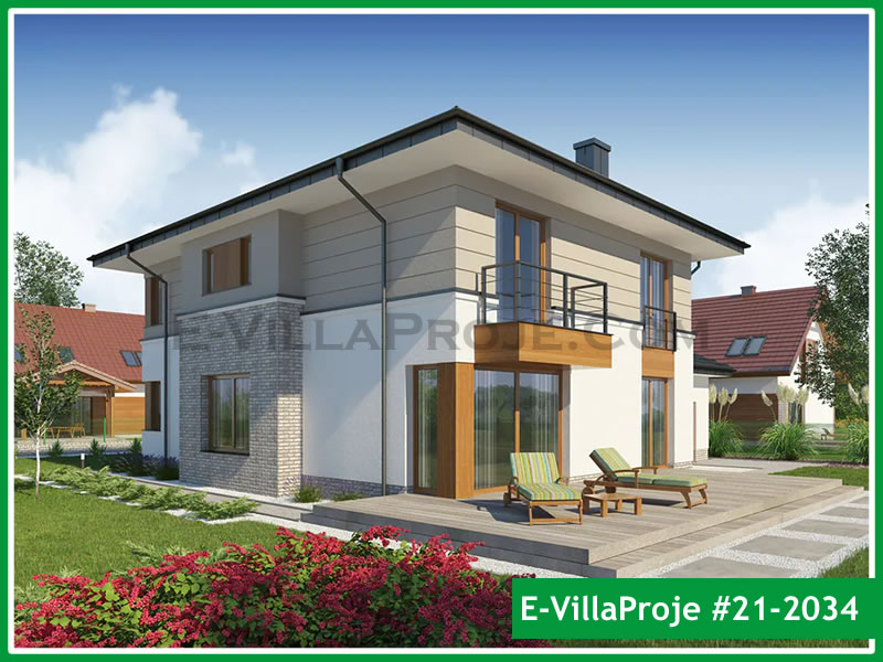 CPV-21-2034 • 259 m² 5+1 Dubleks Çelik Prefabrik Villa