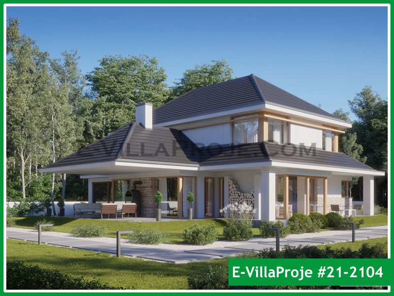 CPV-21-2104 • 264 m² 5+1 Dubleks Çelik Prefabrik Villa