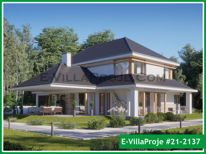 CPV-21-2137 • 264 m² 5+1 Dubleks Çelik Prefabrik Villa