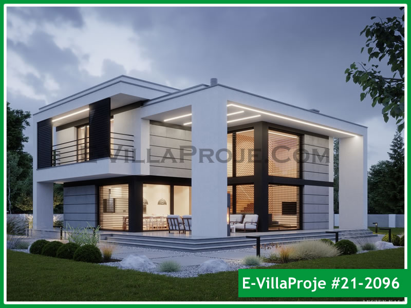 CPV-21-2096 • 265 m² 5+1 Dubleks Çelik Prefabrik Villa