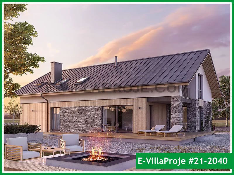 CPV-21-2040 • 275 m² 5+1 Dubleks Çelik Prefabrik Villa
