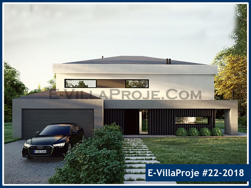 CPV-22-2018 • 277 m² 5+1 Dubleks Çelik Prefabrik Villa