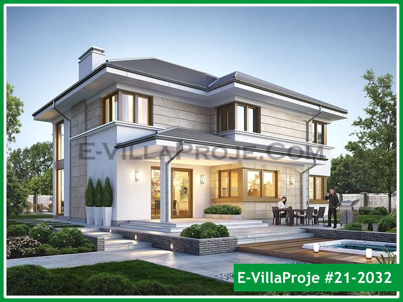 CPV-21-2032 • 280 m² 5+1 Dubleks Çelik Prefabrik Villa