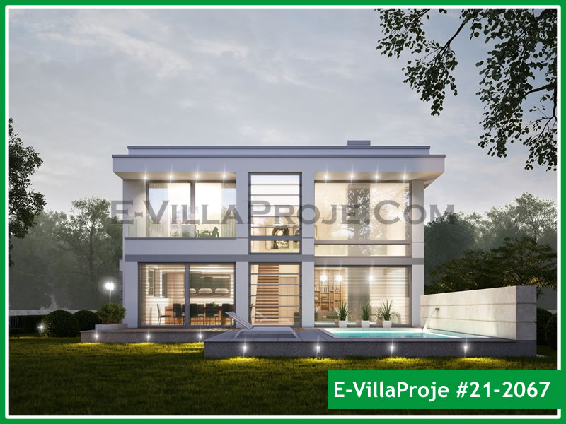 CPV-21-2067 • 284 m² 5+1 Dubleks Çelik Prefabrik Villa