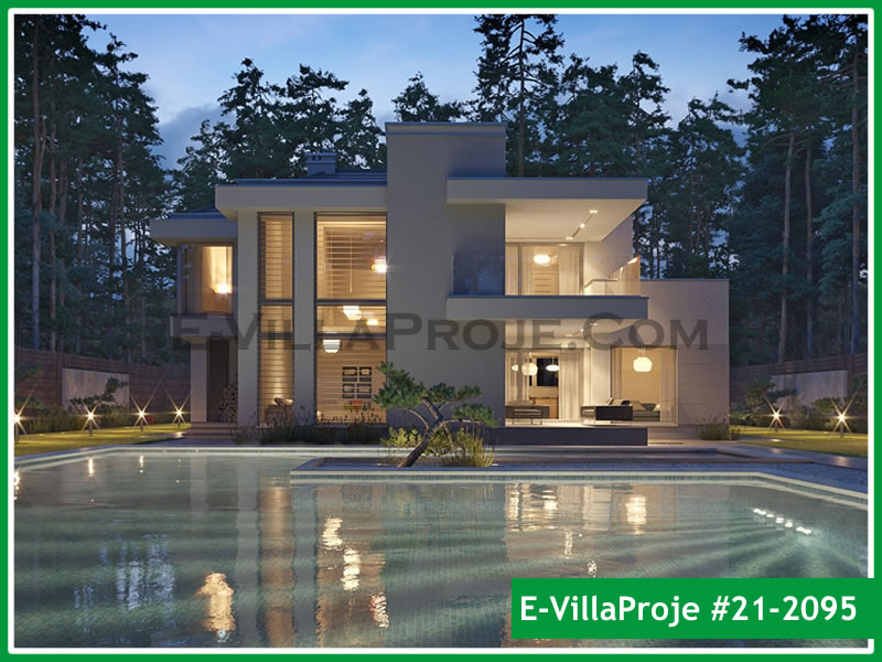 CPV-21-2095 • 287 m² 5+1 Dubleks Çelik Prefabrik Villa