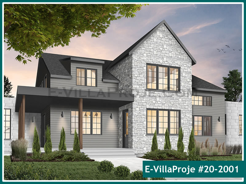 CPV-20-2001 • 287 m² 5+1 Dubleks Çelik Prefabrik Villa