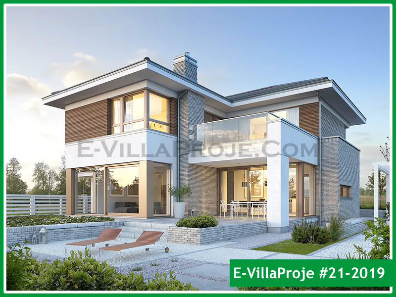 CPV-21-2019 • 287 m² 5+1 Dubleks Çelik Prefabrik Villa