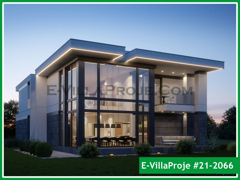 CPV-21-2066 • 292 m² 5+1 Dubleks Çelik Prefabrik Villa