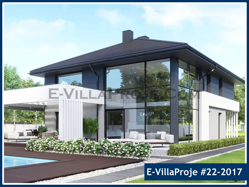 CPV-22-2017 • 296 m² 5+1 Dubleks Çelik Prefabrik Villa