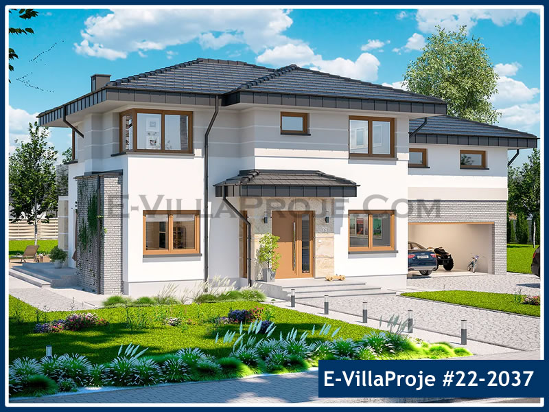 CPV-22-2037 • 296 m² 5+1 Dubleks Çelik Prefabrik Villa